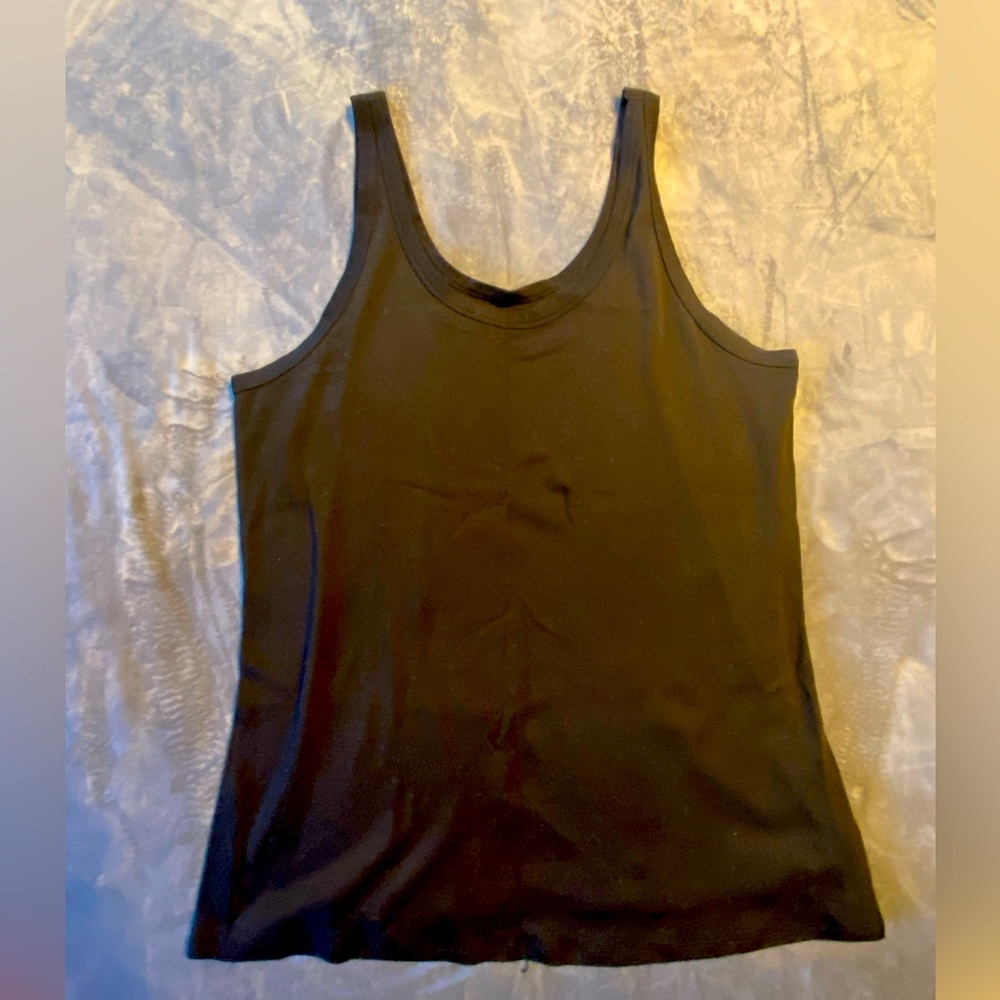 Black tank top
